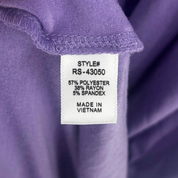 Zenana Light Purple Tiered Swing Midi Dress Size XL - Picture 5 of 5